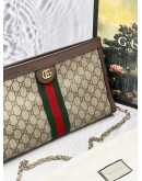 GUCCI GG SUPREME CANVAS MEDIUM OPHIDIA CHAIN SHOULEDR BAG GHW -FULL SET-