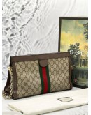 GUCCI GG SUPREME CANVAS MEDIUM OPHIDIA CHAIN SHOULEDR BAG GHW -FULL SET-