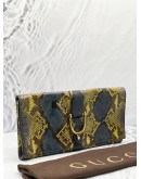 GUCCI PYTHON LEATHER DINNER CLUTCH BAG 