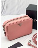 PRADA 1NF674 MINI SAFFIANO CROSSBODY BAG IN PINK SAFFIANO LEATHER -FULL SET-