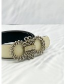 SALVATORE FERRAGAMO FASHION DESIGN LADY SOFT MILK COLOR BELT 