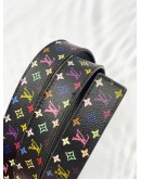 LOUIS VUITTON BLACK MULTICOLOUR MONOGRAM CANVAS BELT 