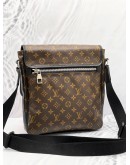 LOUIS VUITTON BROWN MONOGRAM MACASSAR CANVAS BASS CROSSBODY BAG