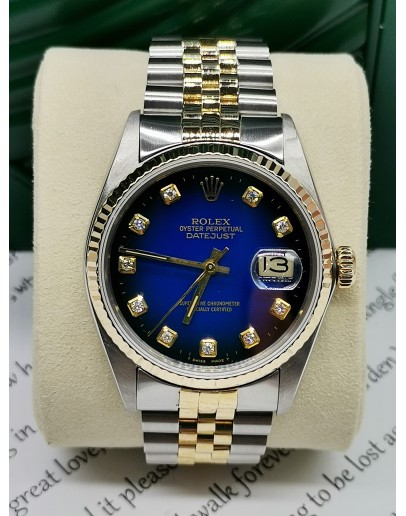 ROLEX DATEJUST TWO TONE REF16013 36MM AUTOMATIC