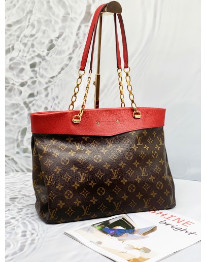 LOUIS VUITTON PALLAS SHOPPER TOTE BAG 