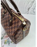 LOUIS VUITTON SPEEDY BANDOULIERE 25 DAMIER EBENE CANVAS BAG