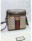 GUCCI GG SUPREME OPHIDIA MESSENGER BAG