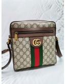 GUCCI GG SUPREME OPHIDIA MESSENGER BAG