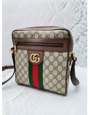 GUCCI GG SUPREME OPHIDIA MESSENGER BAG