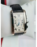 CARTIER TANK AMERICAINE CHRONOGRAPH WATCH 26 X 45MM QUARTZ