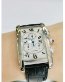 CARTIER TANK AMERICAINE CHRONOGRAPH WATCH 26 X 45MM QUARTZ