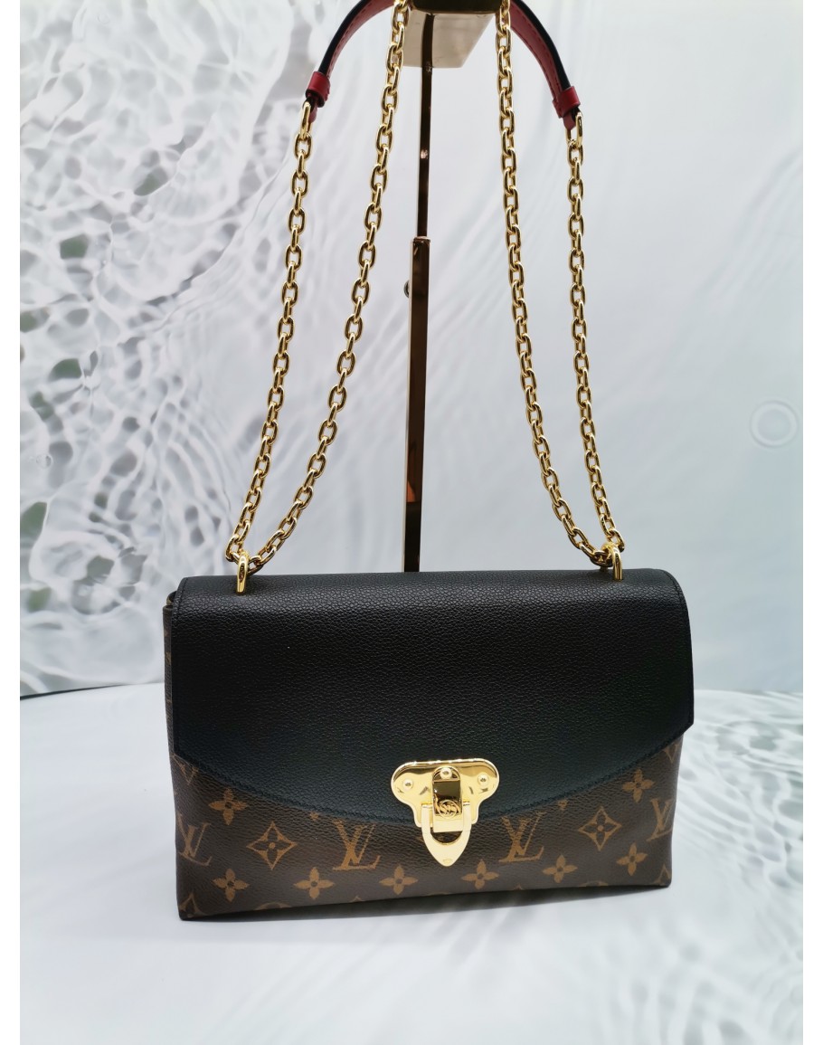 M43714 LV Louis Vuitton Monogram Saint Placide Chain Bag Real