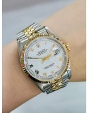 ROLEX DATEJUST REF16233 WHITE DIAL 36MM AUTOMATIC FULL SET