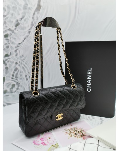 CHANEL SMALL CLASSIC DOUBLE FLAP HANDBAG FULL SET