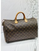 LOUIS VUITTON SPEEDY 40 MONOGRAM CANVAS BAG