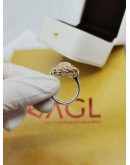 DIAMOND ROUND ROSE RING