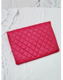 CHANEL CAVIAR LEATHER CLUTCH 