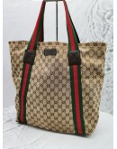 GUCCI GG CANVAS SOFT TOTE BAG