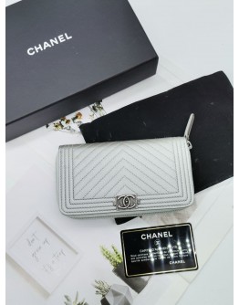CHANEL CAVIAR LEATHER WALLET FULL SET