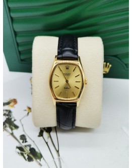 ROLEX CELLINI YELLOW GOLD LADIES WATCH 26MM MANUAL WINDING