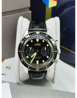 ORIS DIVERS SIXTY FIVE CHRONGRAPH MEN'S WATCH 43MM AUTOMATIC FULL SET