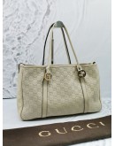 GUCCI WHITE DIALUX IVORY POP BAG  