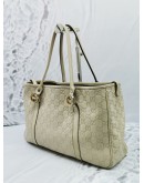 GUCCI WHITE DIALUX IVORY POP BAG  