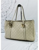 GUCCI WHITE DIALUX IVORY POP BAG  
