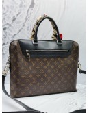 LOUIS VUITTON PORTE DOCUMENTS JOUR MONOGRAM MACASSAR BRIEFCASE