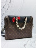 LOUIS VUITTON PORTE DOCUMENTS JOUR MONOGRAM MACASSAR BRIEFCASE