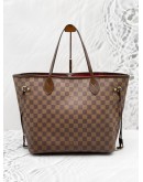 LOUIS VUITTON NEVERFULL MM DAMIER EBENE CANVAS BAG