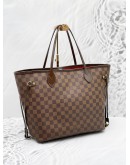 LOUIS VUITTON NEVERFULL MM DAMIER EBENE CANVAS BAG