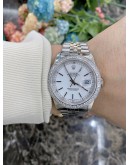 ROLEX OYSTER PERPETUAL DATEJUST REF 16234 36MM AUTOMATIC UNISEX WATCH