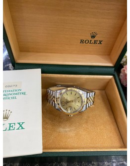ROLEX OYSTER PERPETUAL LADIES DATEJUST 31MM REF 68273 WATCH -FULL SET-