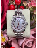 ROLEX DATEJUST REF 178384 31MM MOTHER OF PEARL DIAL DIAMOND AUTOMATIC LADIES WATCH  -FULL SET-