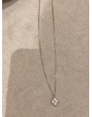 (BRAND NEW) 2024 VCA VAN CLEEF & ARPELS SWEET ALHAMBRA 18K 750 WHITE GOLD WITH DIAMONDS -FULL SET-