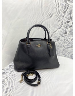 COACH SMALL MARGOT CARRYALL IN BLACK