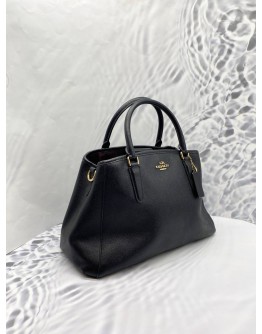 COACH SMALL MARGOT CARRYALL IN BLACK