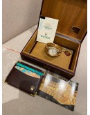 (LIKE NEW) 1996 ROLEX DAY-DATE 36 REF 18338 18K 750 YELLOW GOLD DIAMOND DIAL DIAMOND CASE 36MM AUTOMATIC WATCH -FULL SET-