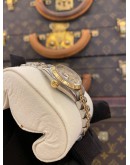 (LIKE NEW) ROLEX LADY DATEJUST HALF 18K 750 YELLOW GOLD REF 79173 WHITE CHAMPAGNE COMPUTER DIAMOND DIAL 26MM AUTOMATIC WATCH -FULL SET-