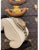 (LIKE NEW) ROLEX LADY DATEJUST HALF 18K 750 YELLOW GOLD REF 79173 WHITE CHAMPAGNE COMPUTER DIAMOND DIAL 26MM AUTOMATIC WATCH -FULL SET-