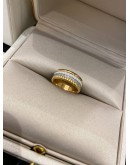 (LIKE NEW) 2016 BOUCHERON QUATRE DIAMOND 18K 750 ROSE GOLD RING SIZE 51 -FULL SET-