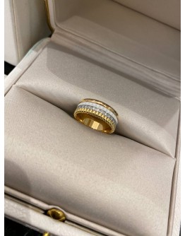 (LIKE NEW) 2016 BOUCHERON QUATRE DIAMOND 18K 750 ROSE GOLD RING SIZE 51 -FULL SET-