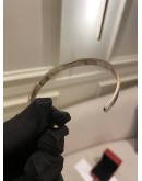 (BRAND NEW) 2023 CARTIER LOVE CUFF OPEN CLASSIC MODEL WHITE GOLD BRACELET -FULL SET-