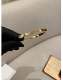 (LIKE NEW) 2022 CARTIER LOVE BRACELET 18K 750 ROSE GOLD SIZE 16 -FULL SET-