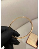 (LIKE NEW) 2022 CARTIER LOVE BRACELET 18K 750 ROSE GOLD SIZE 16 -FULL SET-