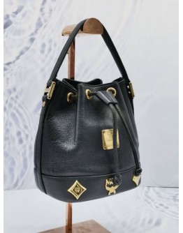 MCM MINI DRAWSTRING BUCKET HANDLE BAG