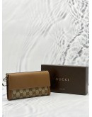 GUCCI GG CANVAS LONG WALLET 