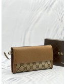 GUCCI GG CANVAS LONG WALLET 