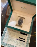 ROLEX OYSTERDATE PRECISION REF 6694 BLACK DIAL 34MM MANUAL WINDING WATCH -FULL SET-